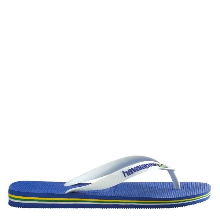 Havaianas Brasil Logo FlipFlops Matine Blue